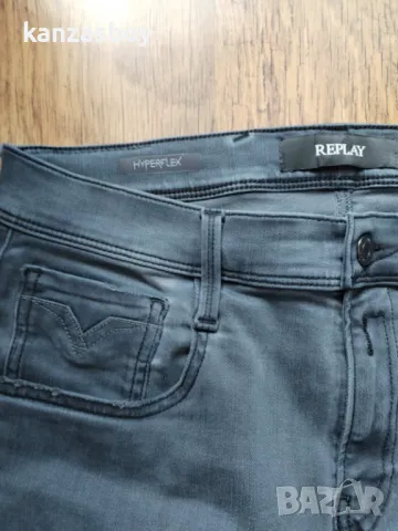 replay anbass jeans - ЕЛАТИЧНИ мъжки дънки КАТО НОВИ 29, снимка 5 - Дънки - 49236298