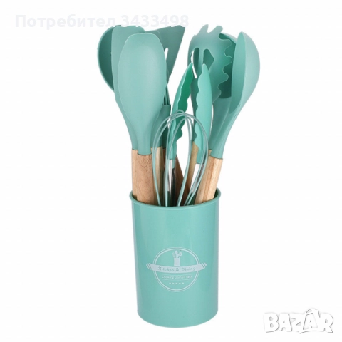Комплект тенджери + подарък кухненски прибори розов, черен или зелен цвят , снимка 11 - Съдове за готвене - 51961471