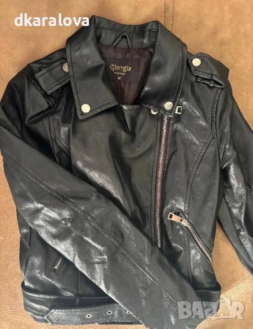 Дамско кожено яке , снимка 3 - Якета - 53475769