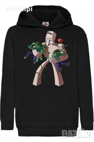 Детски Суитчър/Суитшърт Iron Golem,Minecraft,Игра,Подарък,Изненада,Забавление,Рожден Ден