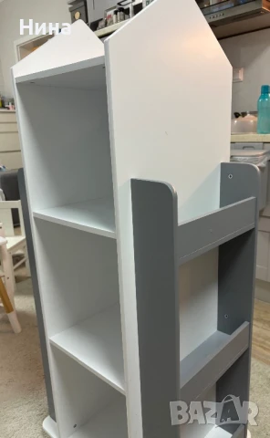 Дървена секция ROCKET с рафтове на 4 нива, снимка 4 - Мебели за детската стая - 51121682