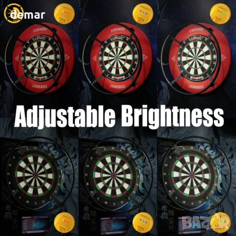 CUESOUL LED система за осветяване на мишена за дартс, снимка 4 - Дартс - 51102552