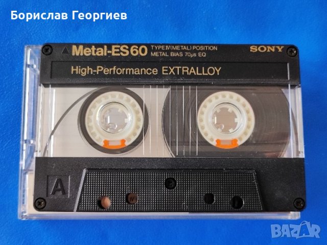 Аудио касетка metal position sony metal-es60, снимка 2 - Аудио касети - 43474606