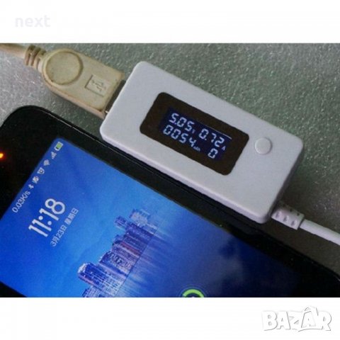 Тестер (измервателен уред) с LCD дисплей и USB вход и изход + Гаранция, снимка 8 - Други - 28026154