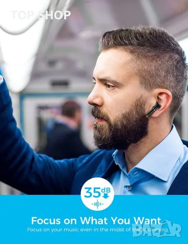 Нови безжични спортни слушалки с калъф за зареждане и шумопотискане, снимка 4 - Bluetooth слушалки - 49450904