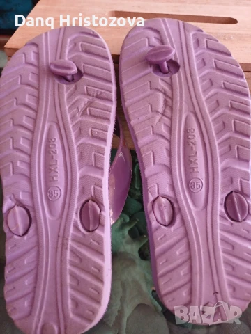 2 чифта джапанки- Ипанема и Принцеси- 35 номер, снимка 3 - Детски джапанки - 50660002