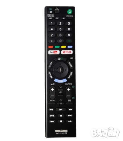 дистанционно управление RMT-TX202P за LED телевизор Sony Bravia KLV-32W512D, снимка 2 - Дистанционни - 53512685