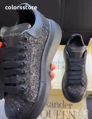 Дамски черни кецове  Alexander McQueen/BR10m, снимка 2 - Кецове - 50239747