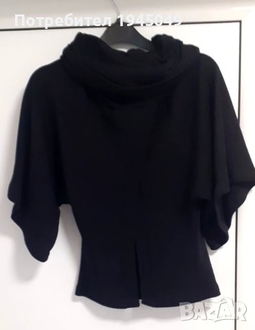 Дамско зимно пончо, жилетка - С размер, снимка 2 - Жилетки - 51066815