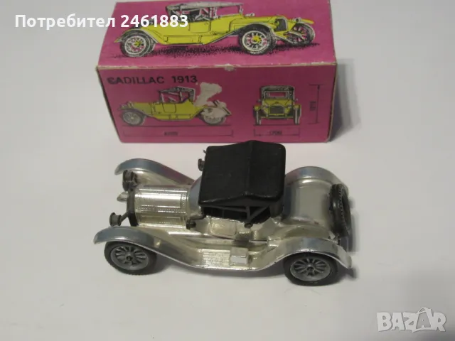 Estetyka Полша Cadillac 1913 соц метална колекционерска количка., снимка 4 - Колекции - 49768473