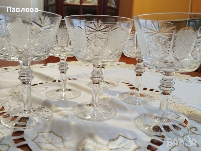 Кристален сервиз,, Ропотамо ", снимка 4 - Чаши - 52718945