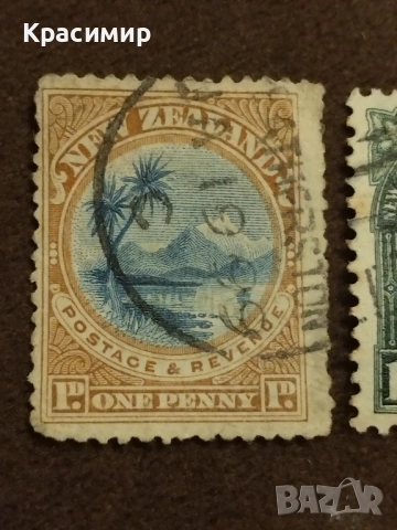 Нова Зеландия 1898 г , снимка 6 - Филателия - 52498577