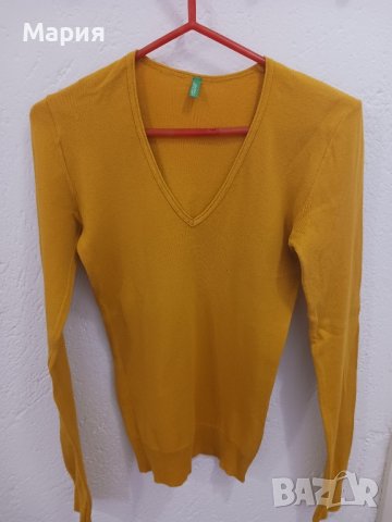 Дамски пуловер Benetton р-M, снимка 1 - Блузи с дълъг ръкав и пуловери - 43571302
