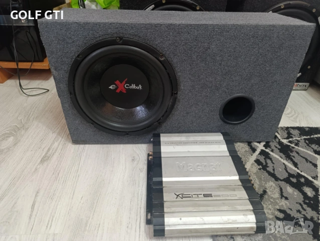 Бас каса 10 + усилвател, снимка 3 - Ресийвъри, усилватели, смесителни пултове - 53009254