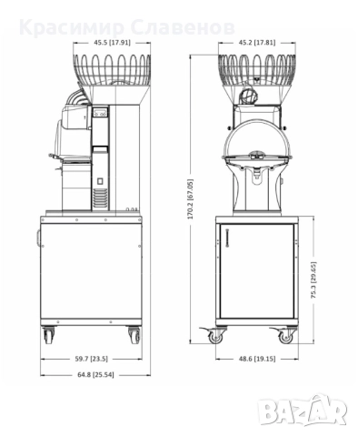 Фреш машина Citrocasa Fantastic F/SB, снимка 4 - Машини за сок - 52841135