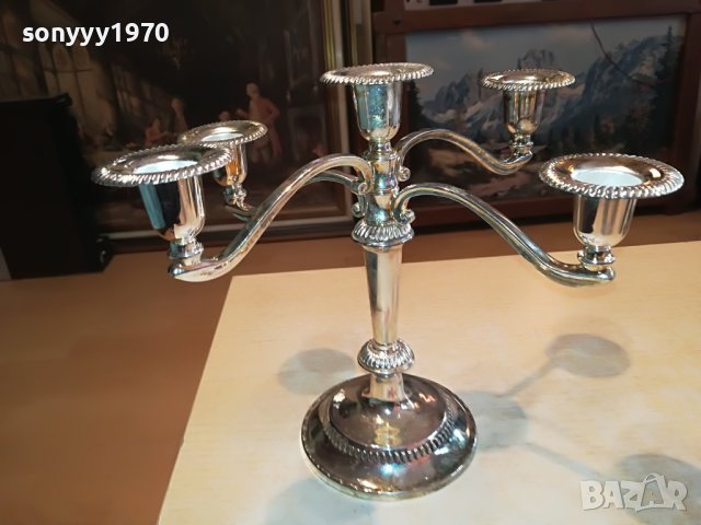 КРАСИВ СВЕЩНИК ОТ ФРАНЦИЯ 2503231913, снимка 9 - Антикварни и старинни предмети - 40134132