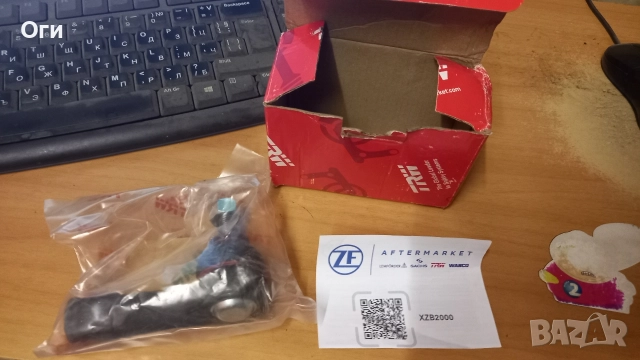 Десен външен накрайник за рейката от Голф4,Ауди А3 и други TRW JTE509