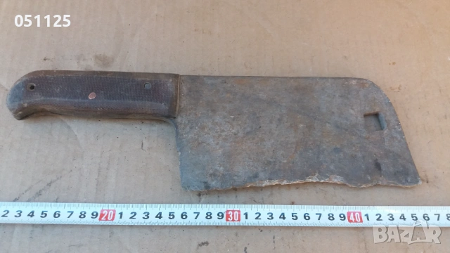 масивен кован сатър за месо , снимка 7 - Антикварни и старинни предмети - 53026270