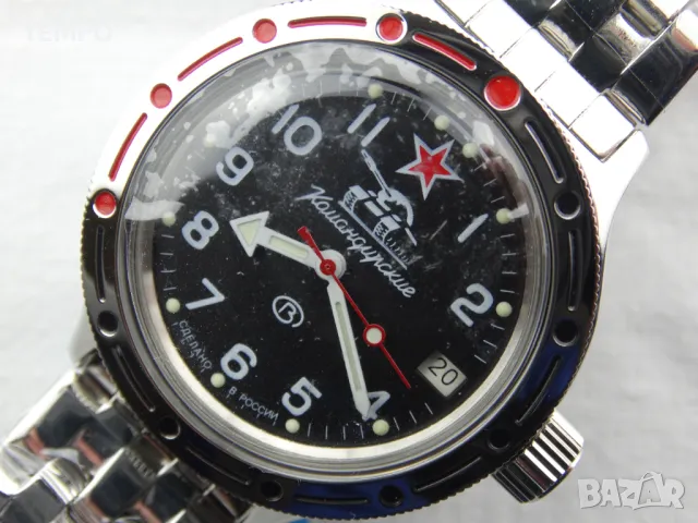 ВОСТОК АМФИБИЯ АВТОМАТИЧЕН- "ТАНК" ref: 420306, снимка 13 - Мъжки - 43312647