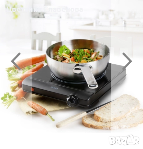  Керамичен котлон Domo за готвене - ECO - 1 котлон - Ø 18 см, снимка 4 - Котлони - 52379642