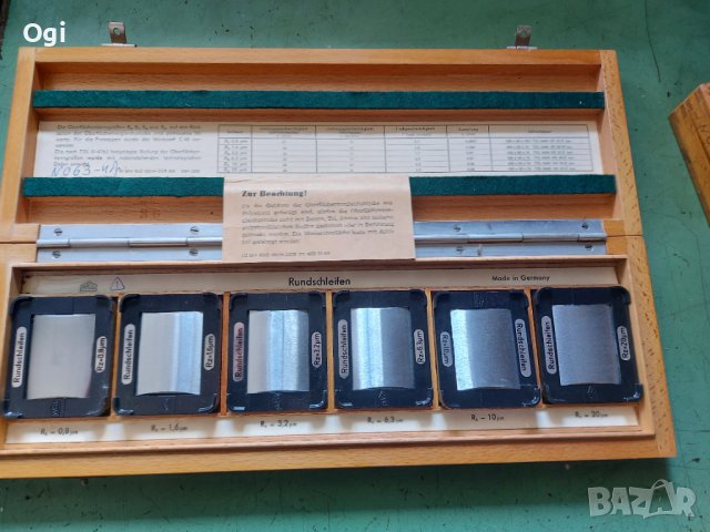 Еталон  за проверяване на грапавост Rundschleifen