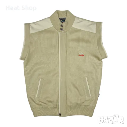 Мъжко плетено яке Paul & Shark Detachable Sleeves Wool Knitted Jacket, снимка 2 - Якета - 49388176