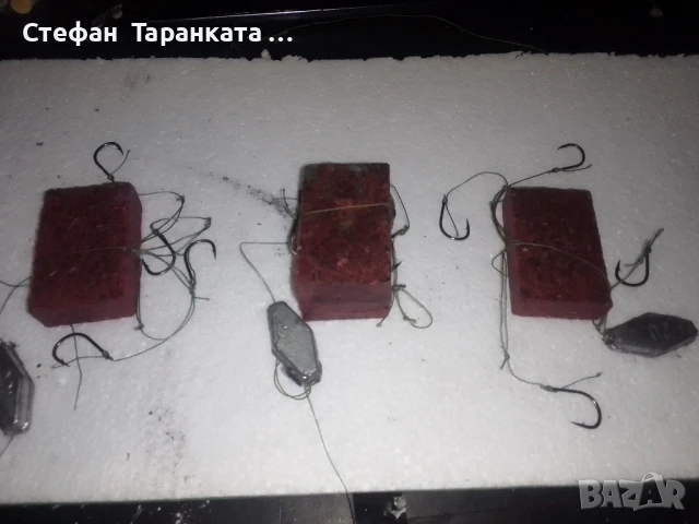 капан за риболов на сладководни риби със 4 куки или така наречената комбайна , снимка 13 - Такъми - 51360657