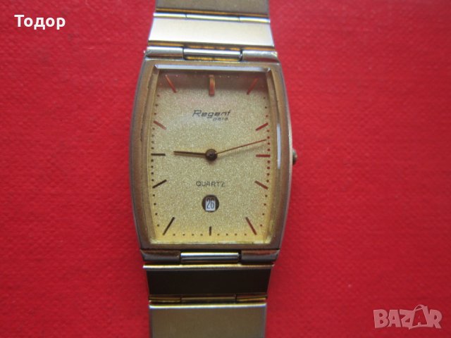 Уникален позлатен часовник Регент Пара Кварц, снимка 7 - Детски - 33104914