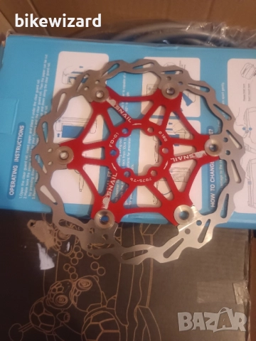 JaneEyre 180 mm. диск за велосипедна спирачка НОВ, снимка 2 - Части за велосипеди - 52152377