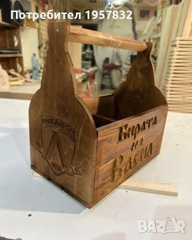 Кошница (six pack) за бира ръчна изработка, снимка 4 - Декорация за дома - 49688020