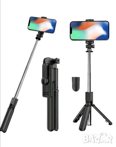 Висок клас селфи стик 3в1 с дистанционно управление за телефон , снимка 5 - Селфи стикове, аксесоари - 43486290
