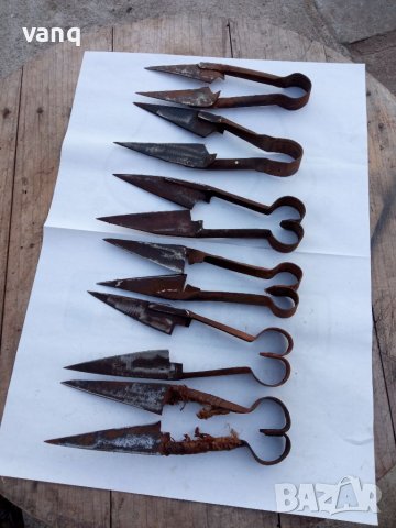 Лот ножици за вълна, снимка 1 - Антикварни и старинни предмети - 39233879