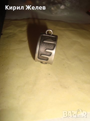 АРТ-ОРНАМЕНТИРАН БРОНЗОВ ПРЪСТЕН ОКСИДИРАН 21095, снимка 4 - Пръстени - 32659736