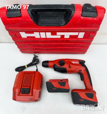 Hilti TE 2-A22 - Акумулаторен перфоратор 2x22V 5.2Ah, снимка 1 - Други инструменти - 43780546