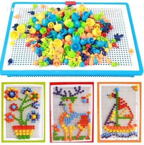 Креативен комплект- мозайка, снимка 4 - Образователни игри - 43592223