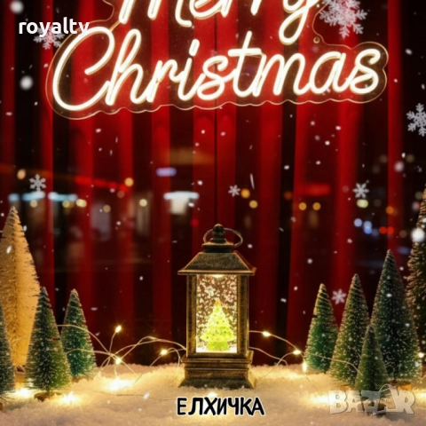 LED Коледен фенер с падащ сняг – топлина, уют и празнично настроение във всеки дом, снимка 5 - Декорация за дома - 52249443