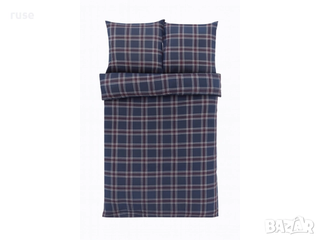 НОВО! Спално бельо от фин бархет 200х220см с две калъфки 50х70см каре, снимка 3 - Спално бельо - 52559211