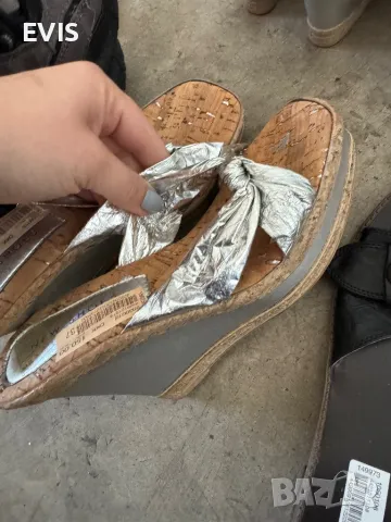 Чехли златисти и сребристи, снимка 1