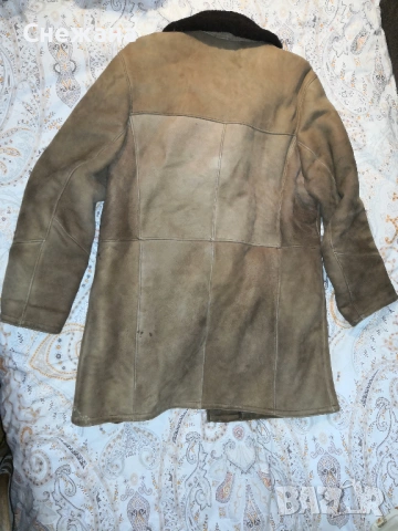 мъжки кожух овча кожа - изключително топъл и в най-студените дни, снимка 2 - Палта - 53084378