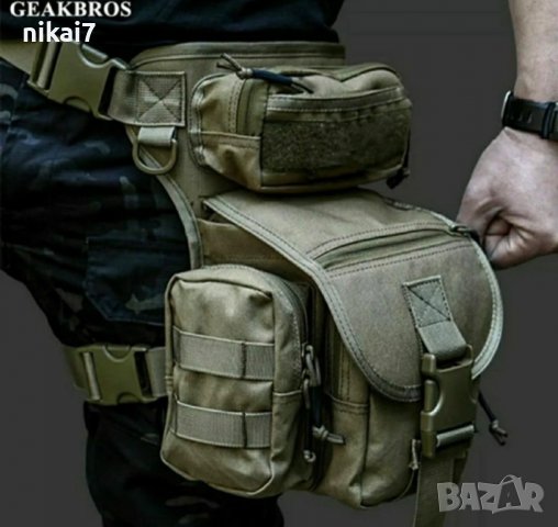 Airsoft тактическа чанта за бедро военна лов туристическа раница нова, снимка 9 - Екипировка - 37620841