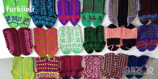 Нови ръчно плетени терлици, снимка 5 - Други - 28326308