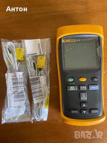 FLUKE 52 II контактен цифров термометър с 2 сонди, снимка 2 - Друга електроника - 50200581