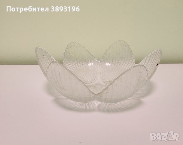 стъклена салатиера, снимка 2 - Кутии за храна - 43059058