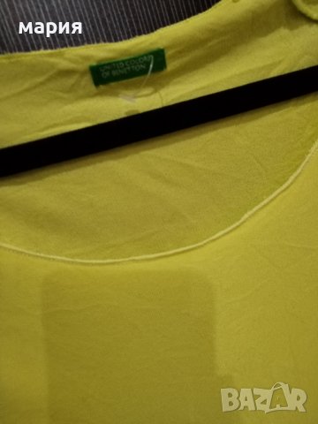 Оригинална дамска блуза. Benetton, снимка 5 - Тениски - 40616878