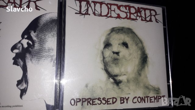 Компакт диск на дет метал групата -Indespair – Oppressed By Contempt (2004, CD), снимка 7 - CD дискове - 43045112