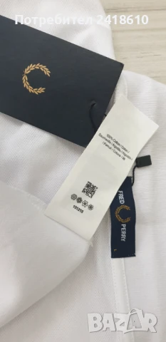 Fred Perry Pique Cotton Mens Size 50 / L НОВО! ОРИГИНАЛ! Мъжка Тениска!, снимка 12 - Тениски - 50822615