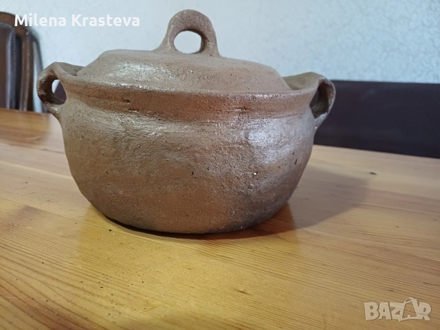 Глинен съд неизползван, снимка 5 - Съдове за готвене - 53164710