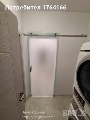 стъклена врата за баня от производител
