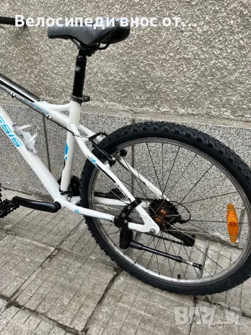 Алуминиев велосипед 26 цола 21 скорости палцови команди преден амортисьор много запазено , снимка 11 - Велосипеди - 48282007