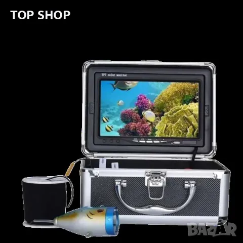 Подводна камера за риболов HD резолюция 1000TVL монитор 7 инча, снимка 2 - Такъми - 48737445